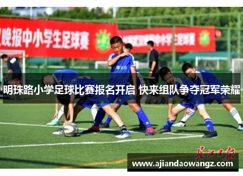明珠路小学足球比赛报名开启 快来组队争夺冠军荣耀